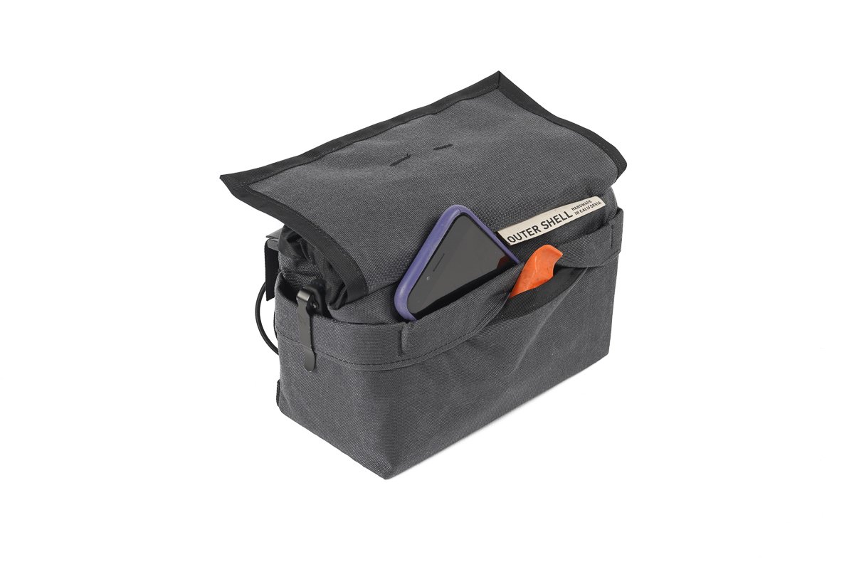 Drawcord Handlebar Bar Bag - Outer Shell Bike Bags