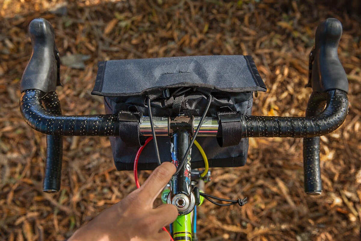 Drawcord Handlebar Bar Bag - Outer Shell Bike Bags