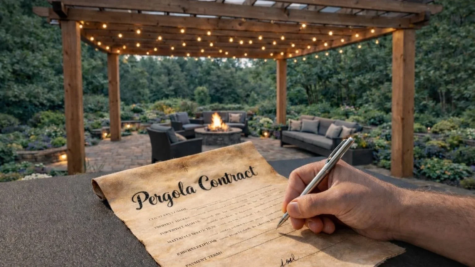 pergola contract