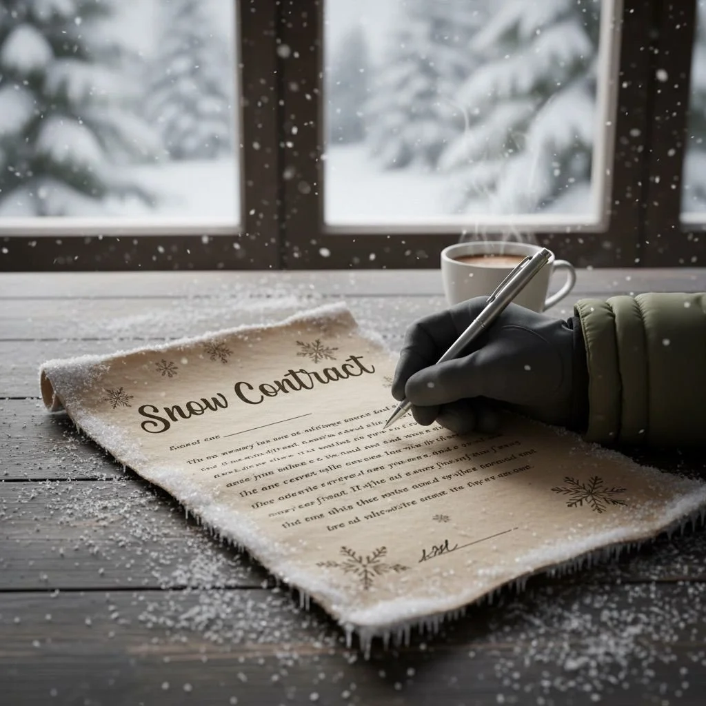 snow removal contract