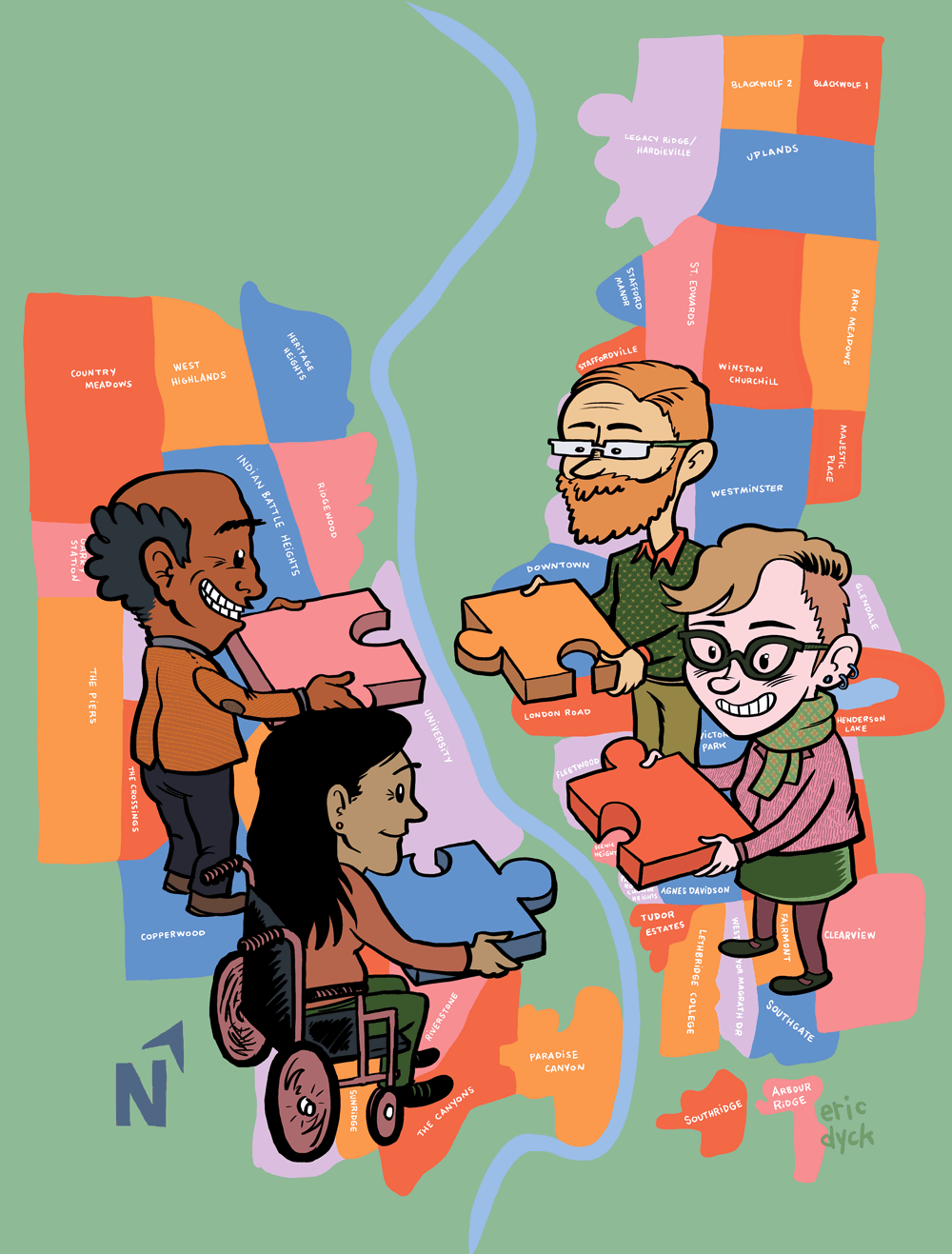 Magazine Cover, 2015 Lethbridge Living
