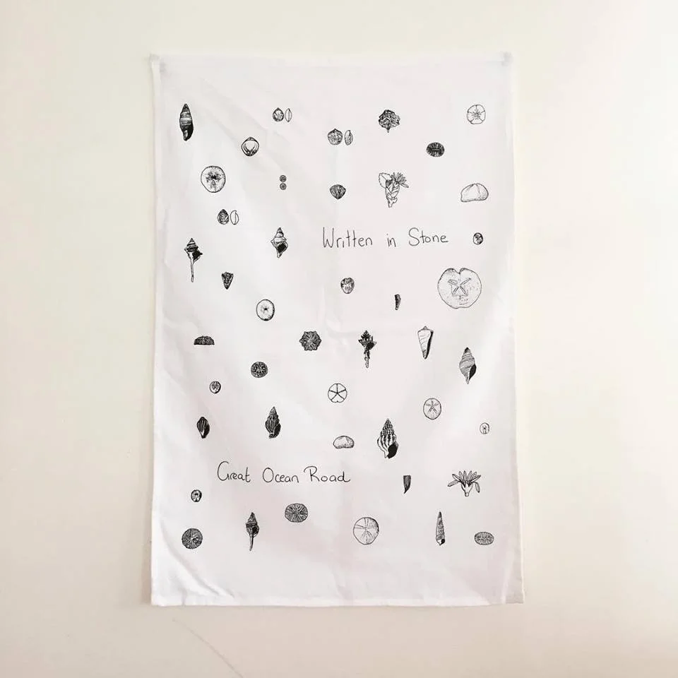 Written In Stone Tea Towel