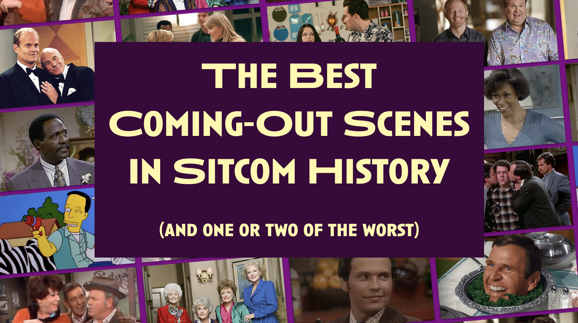 The Best Coming-Out Scenes in Sitcom History (and one or two of the worst)