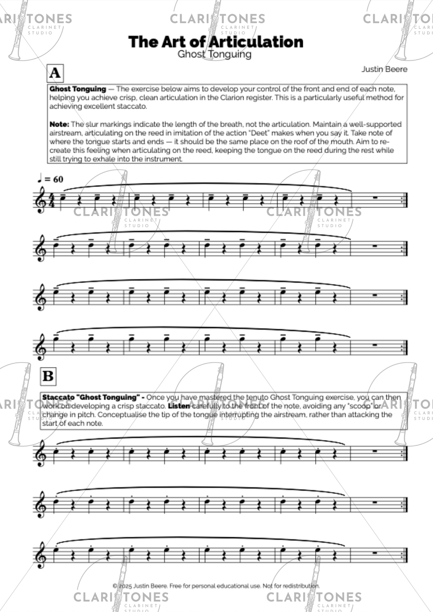 The Art of Articulation: Ghost Tonguing (Free Download)