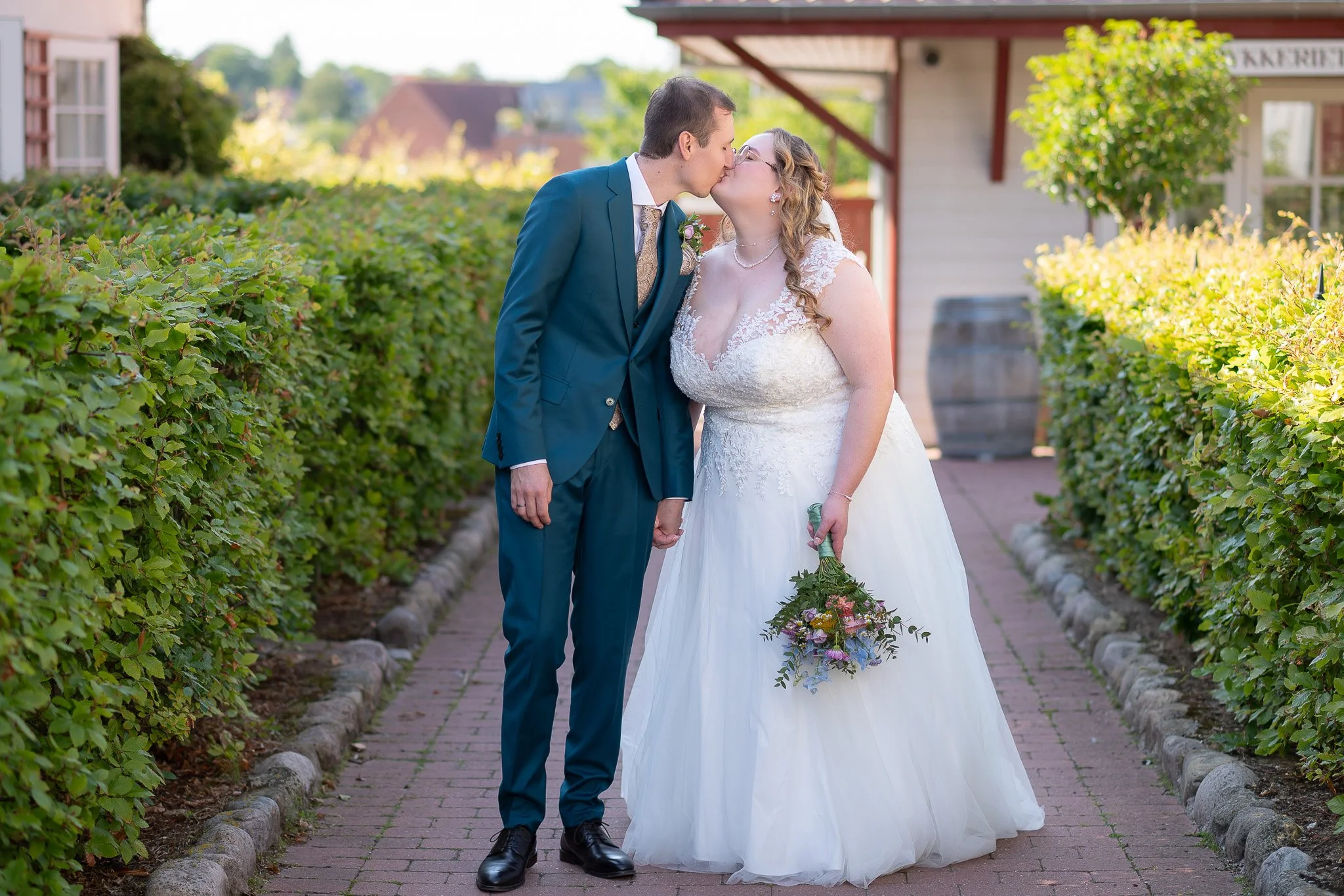 Trille &amp; Daniels bryllup på Hotel Kirstine i Næstved