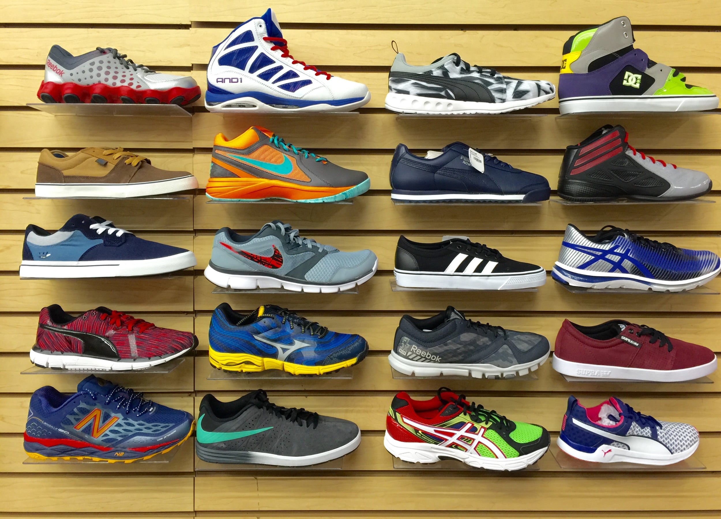 Athletic Packs — Brand Name footwear for Export