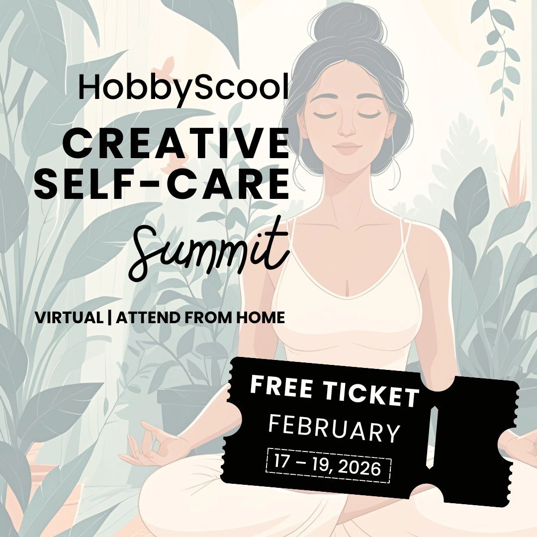 This is the opposite of productivity advice.

You don&rsquo;t need hours of free time to reset - small, creative moments can be enough.

I&rsquo;m speaking at a free Creative Self-Care Summit hosted by @hobbyscool (Feb 17 - 19) and sharing a simple f