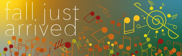 Newsletter Header - "fall just arrived"