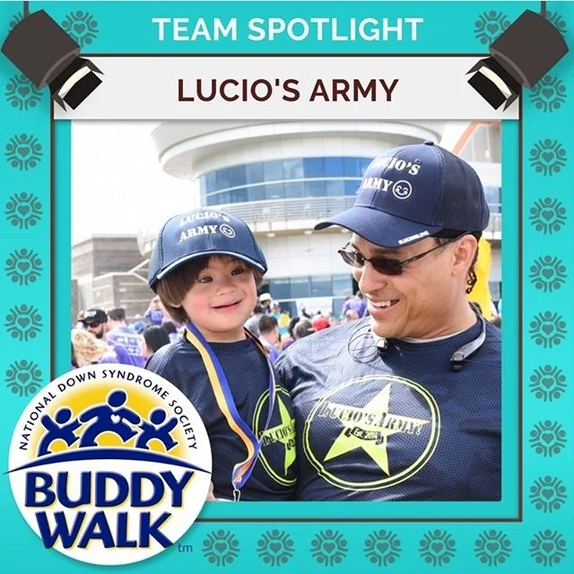 Get ready to march alongside Lucio's Army on September 15, at our annual Buddy Walk! Remember to register by August 10 to be guaranteed a 2018 t-shirt.
.
.
.
#BuddyWalk #team #t21family #NDSS #DownSyndrome #DownSyndromeAwareness #t21 #BeInspired #WalkWithUs #DS #advocacy