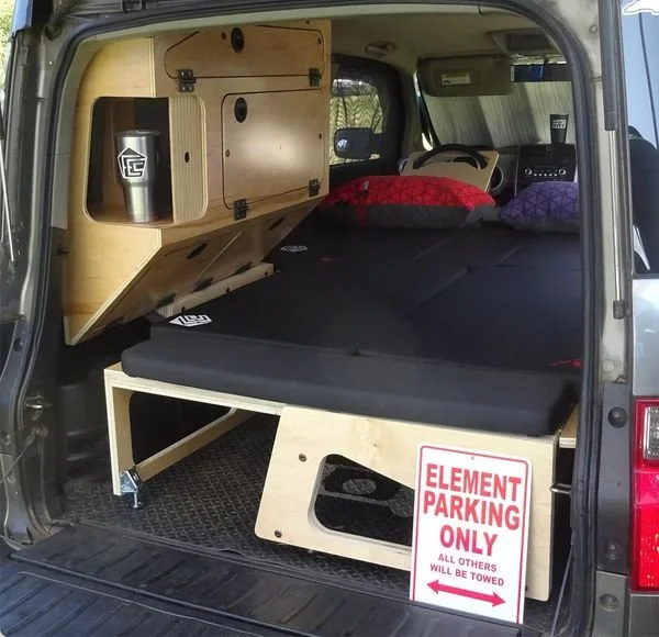 Fifth Element Camping Micro Camper Components for the Honda Element
