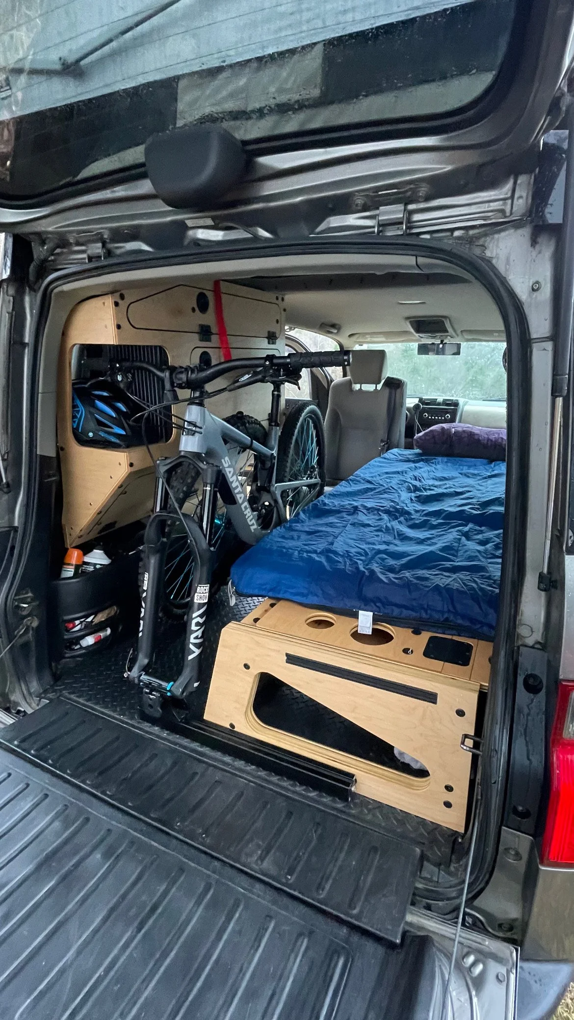 Bike Fork Mount (Bed/Bench Add-on) — Fifth Element Camping
