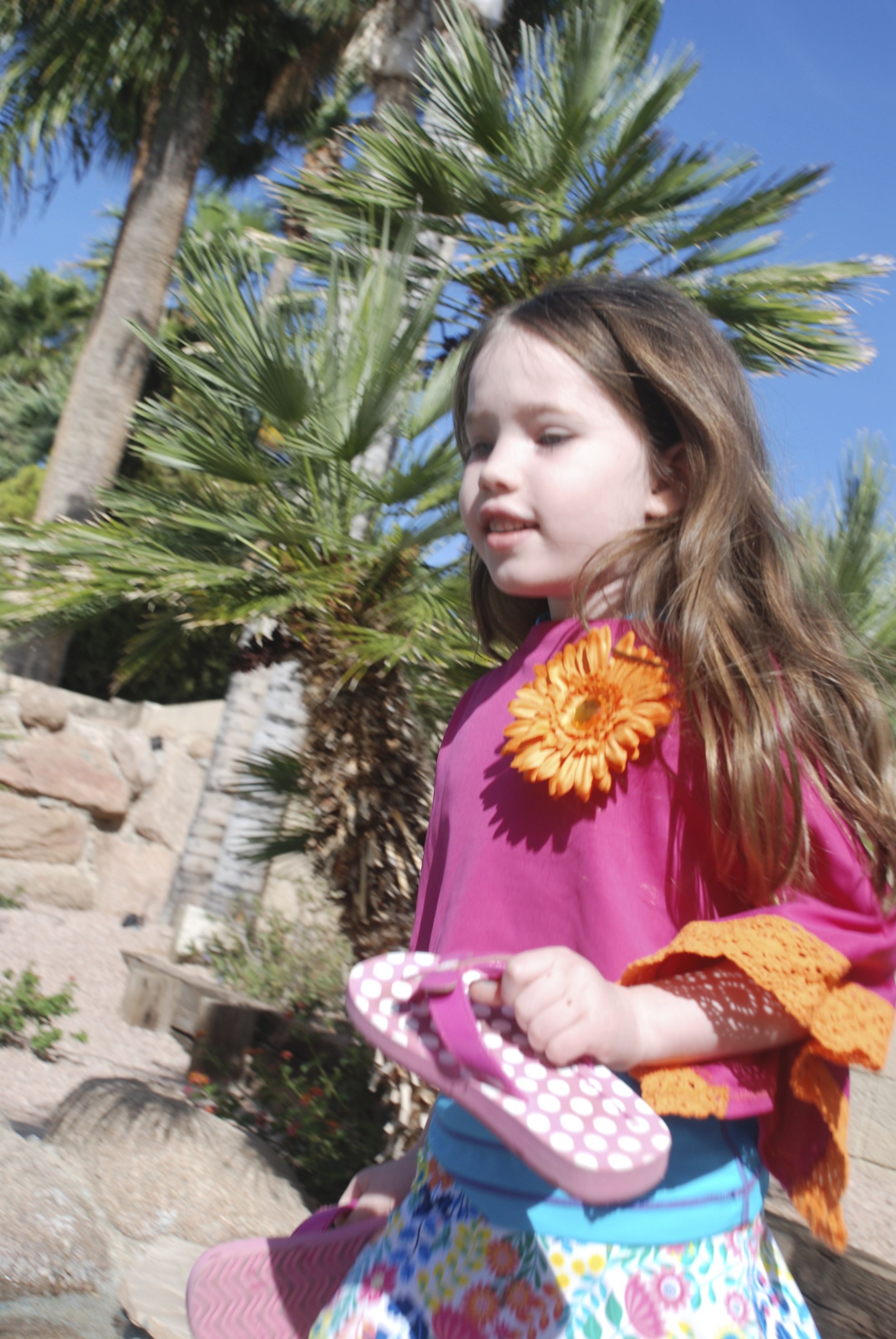 Girls UPF 50 Sun Poncho, Cover up