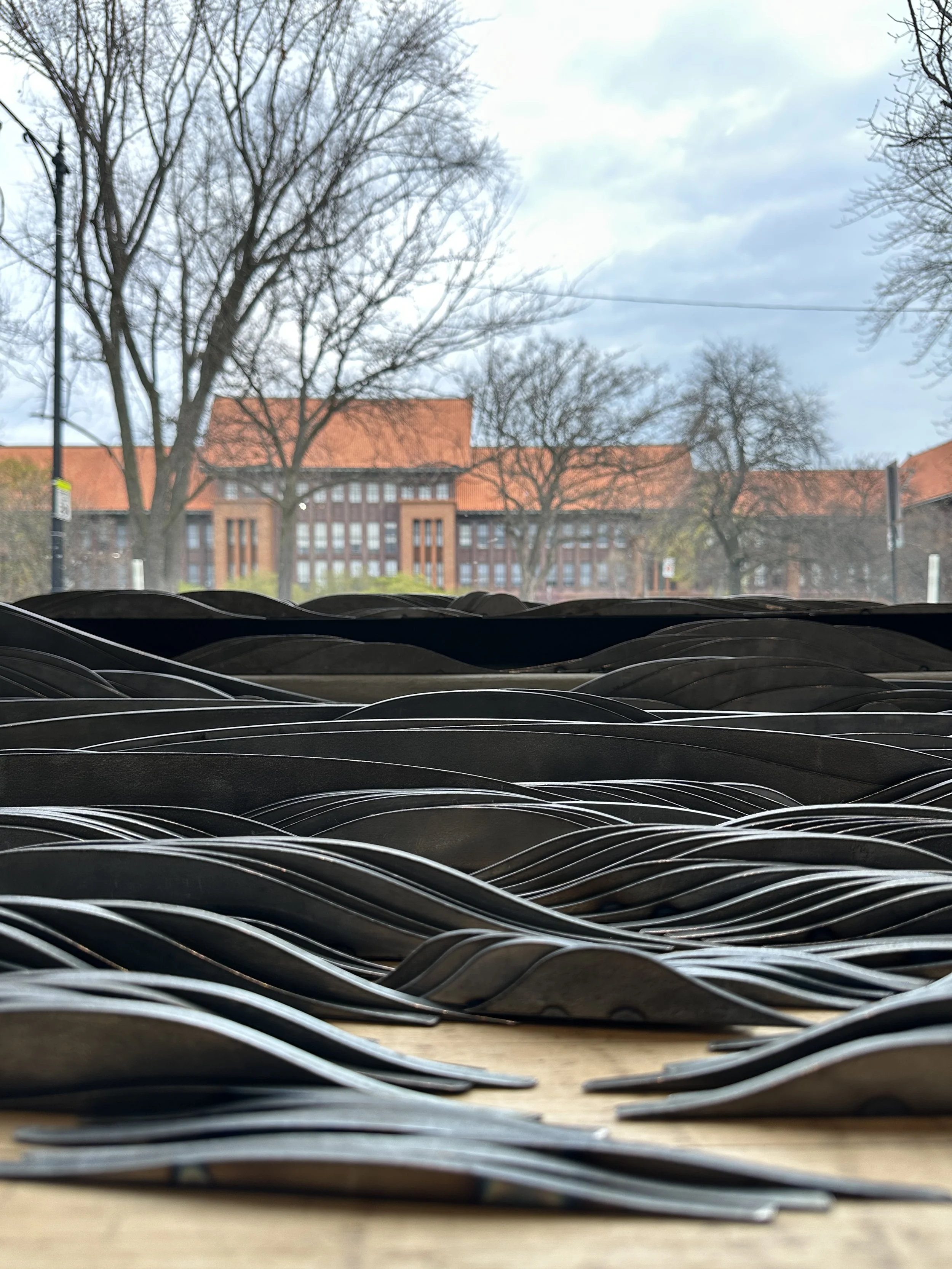  Ross and Elizabeth Fiersten:  Waypoint  (center gallery) | steel  