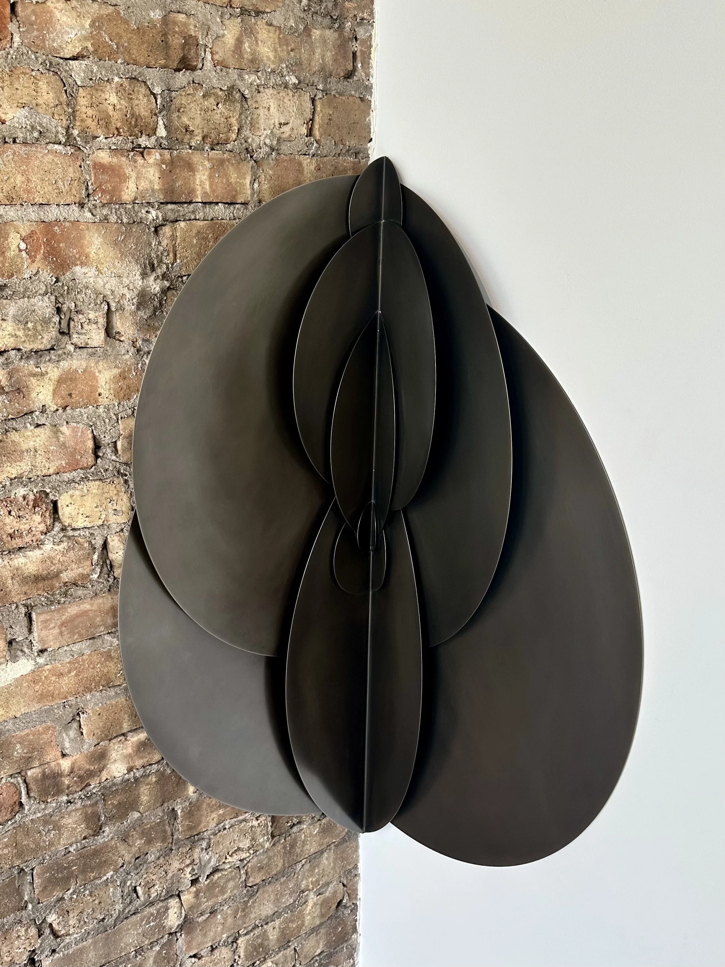  Elizabeth Fiersten:  Swag  (north gallery) | patinated steel  