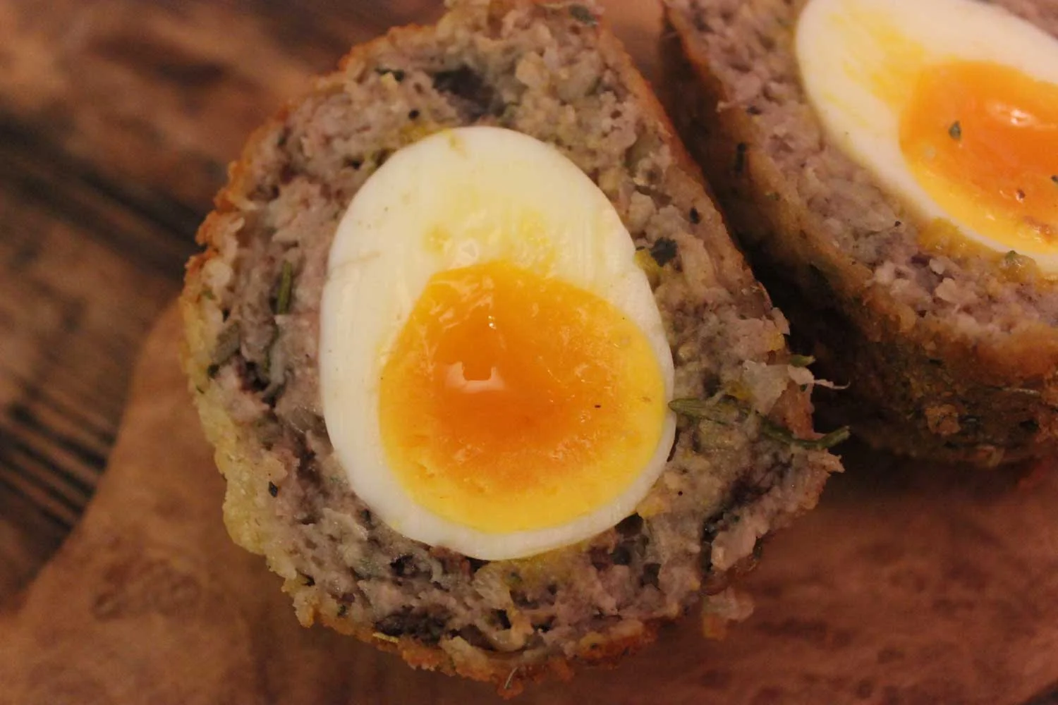 Big & Beautiful Black Pudding Scotch Egg