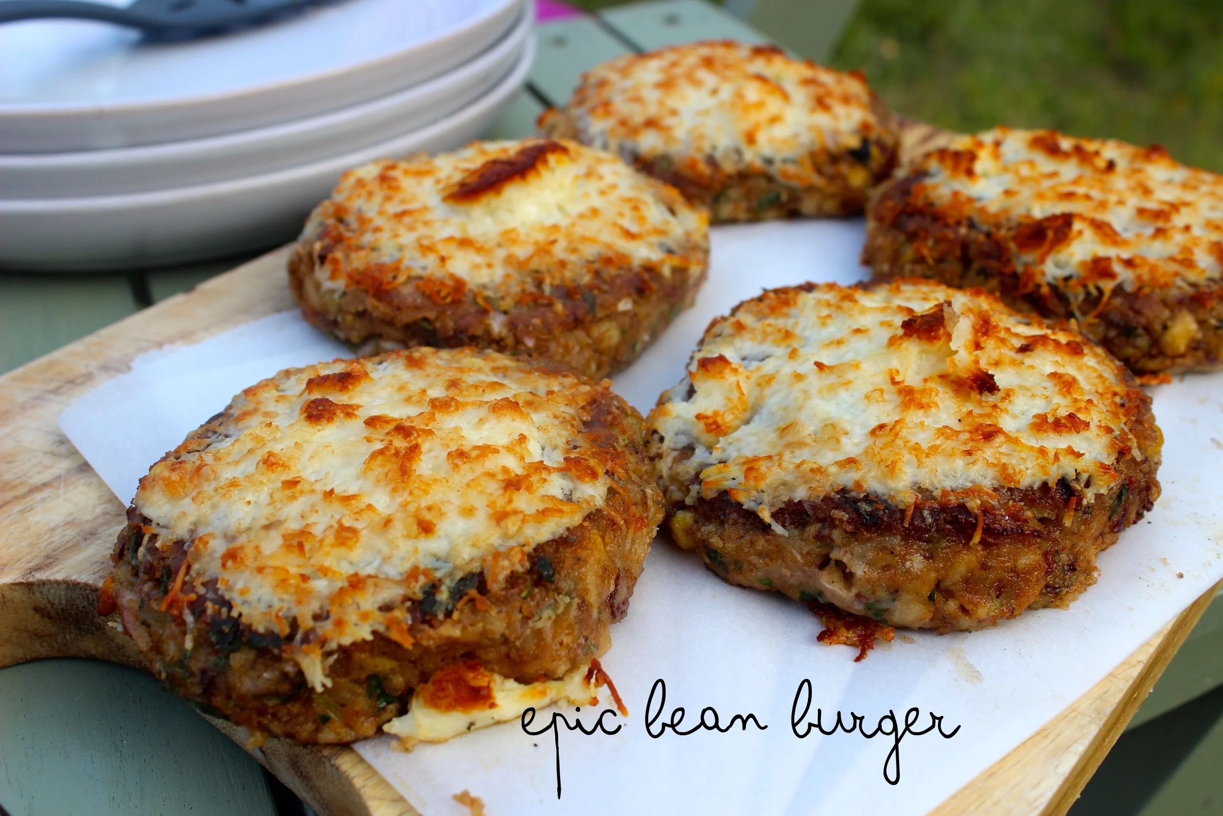 The "i can't believe it's not meat" Bean Burger