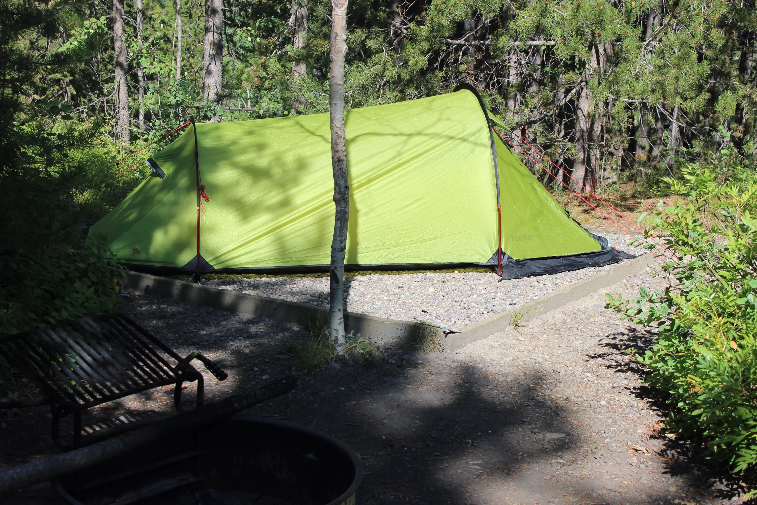 Camp set up, Grand Teton national park, Wyoming