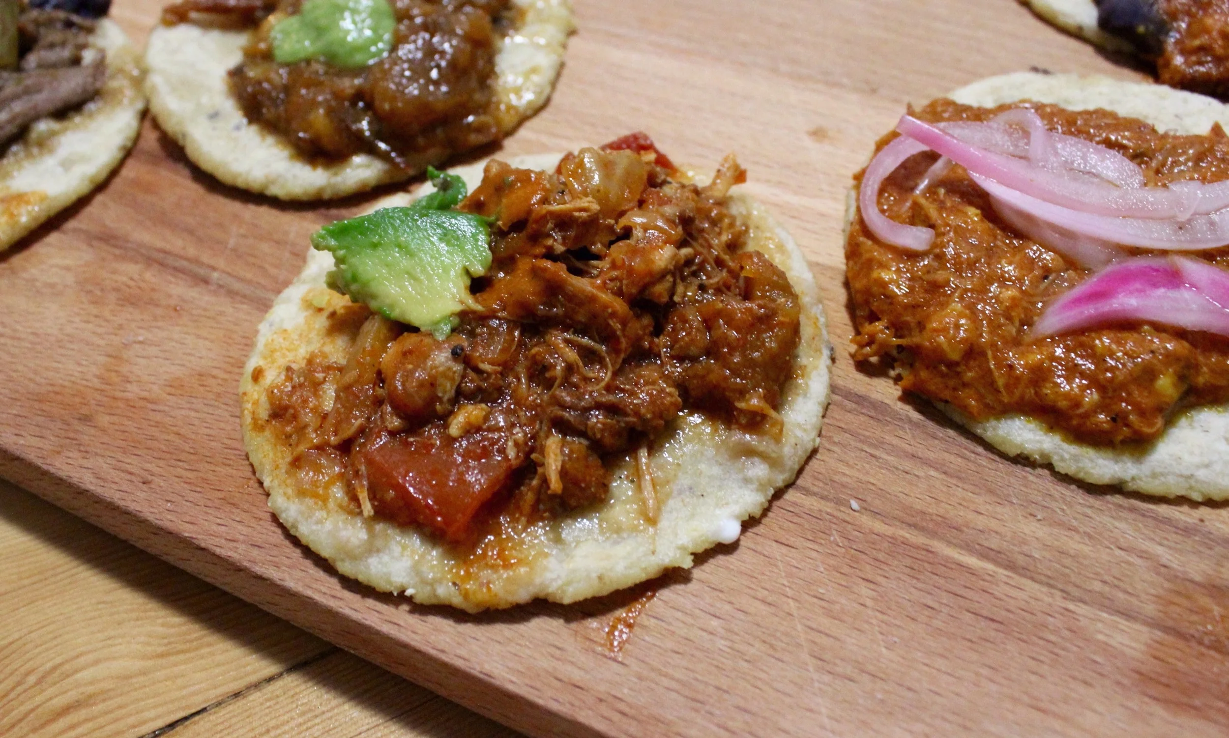 Home made tacos at guisados