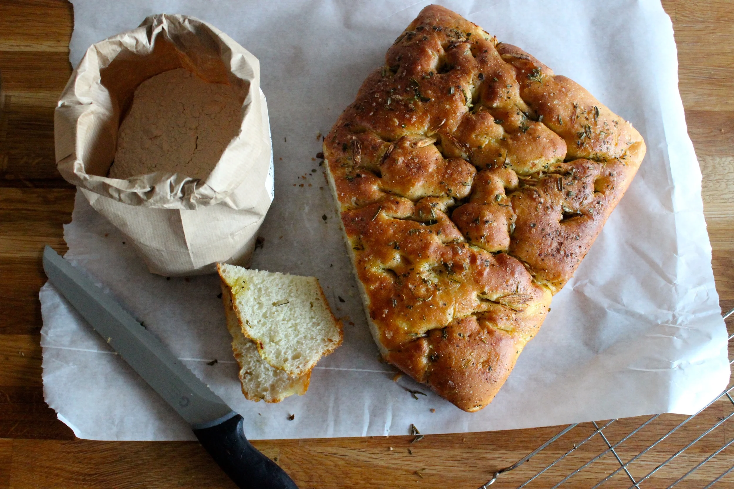 Back To Baking - Rosemary, Thyme & Garlic Focaccia