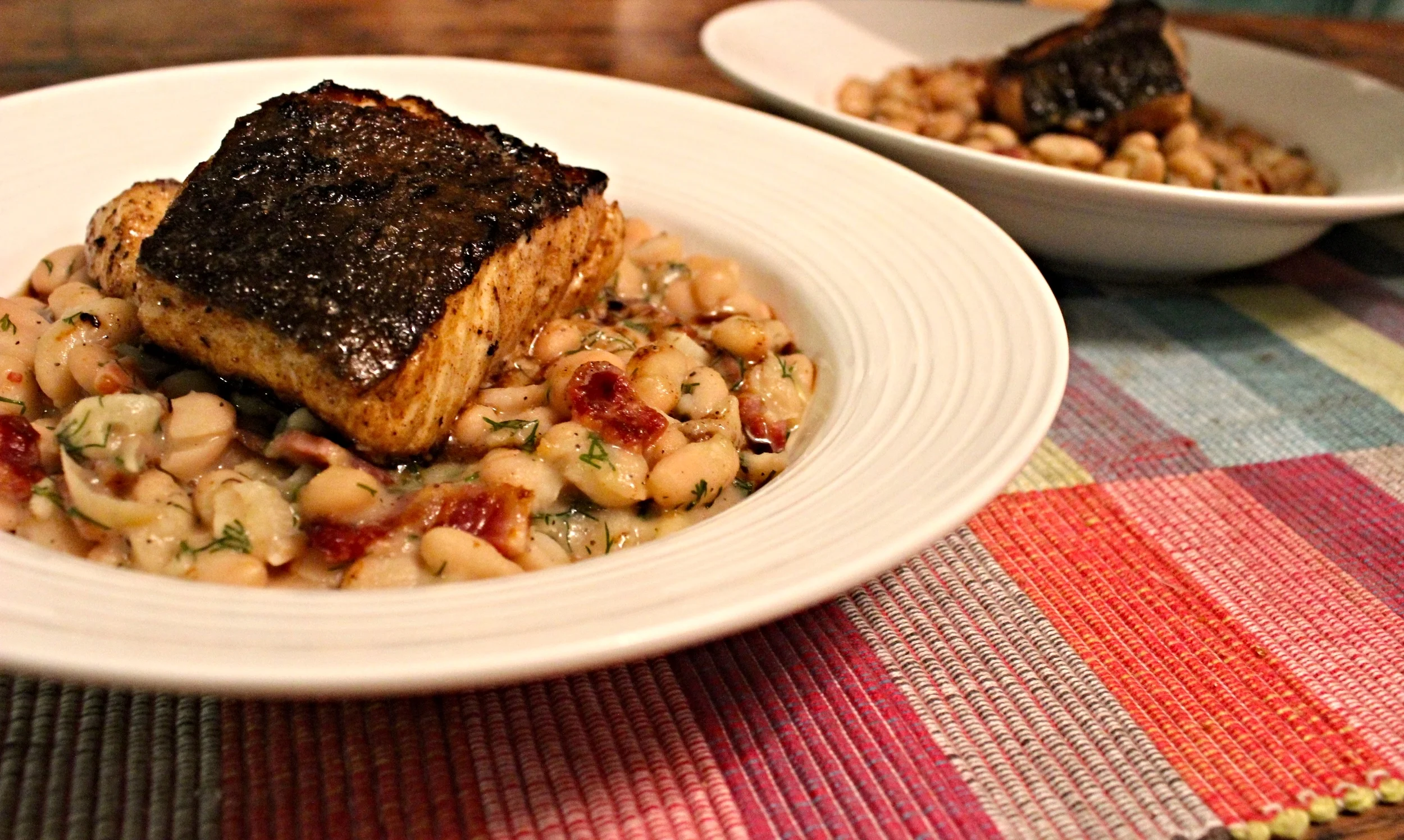 Warming Bowl of Cod & Cannellini Bean Stew