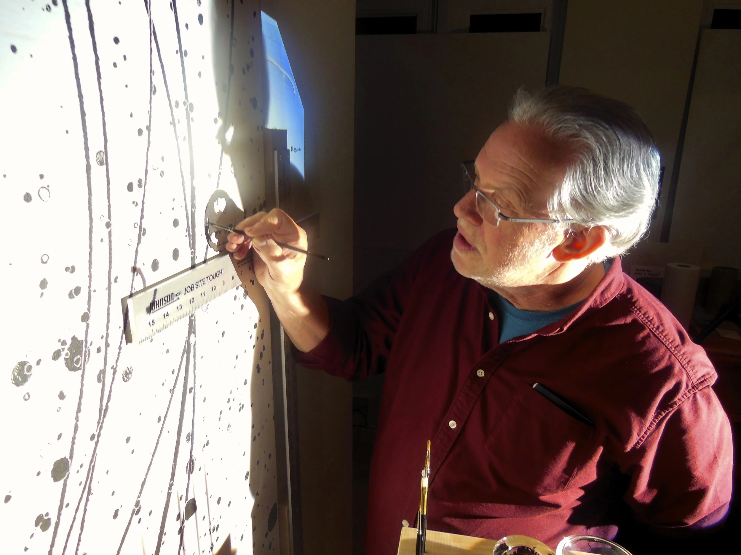 John Noestheden in the studio, 2012