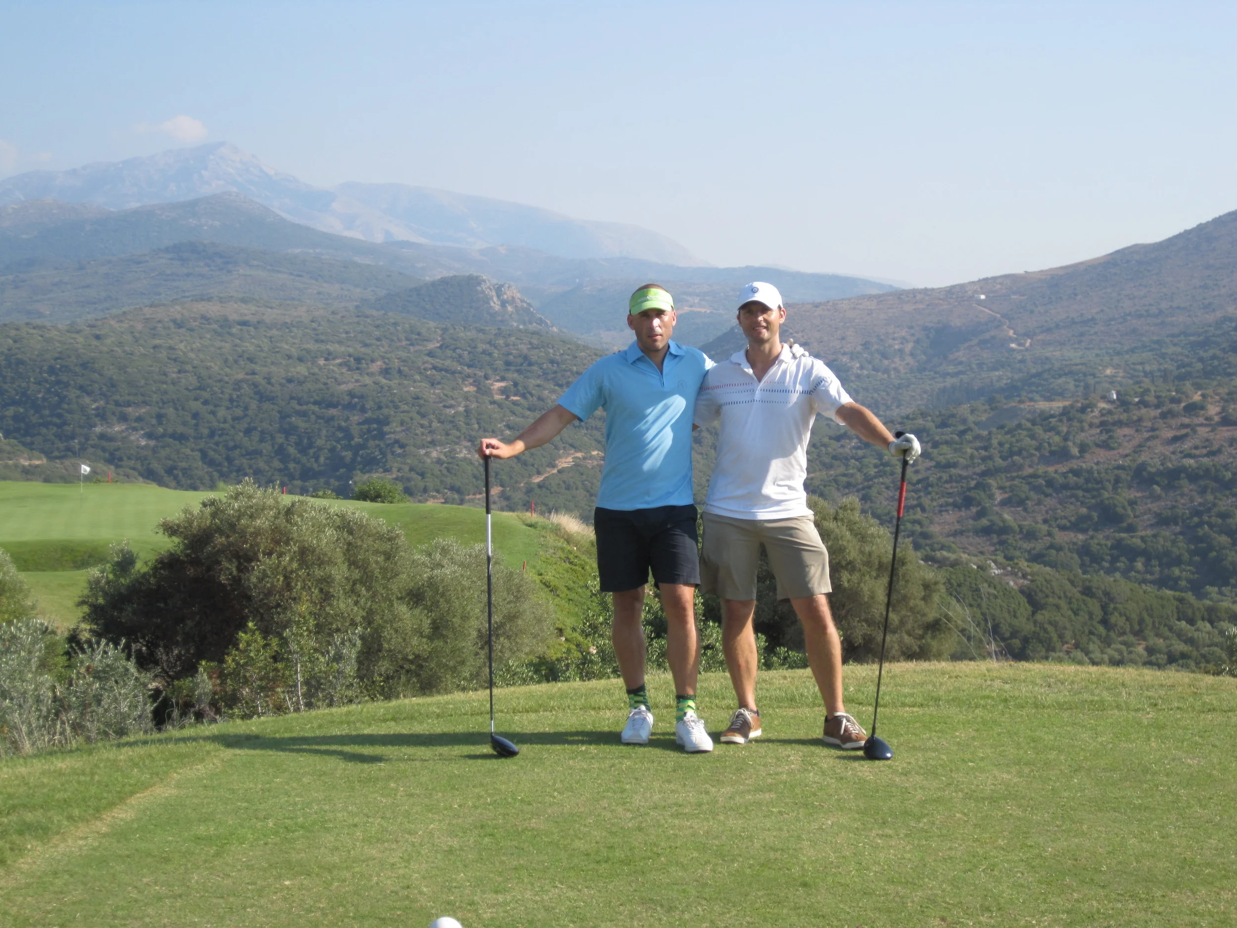Good friends at Crete Golf Club, Greece