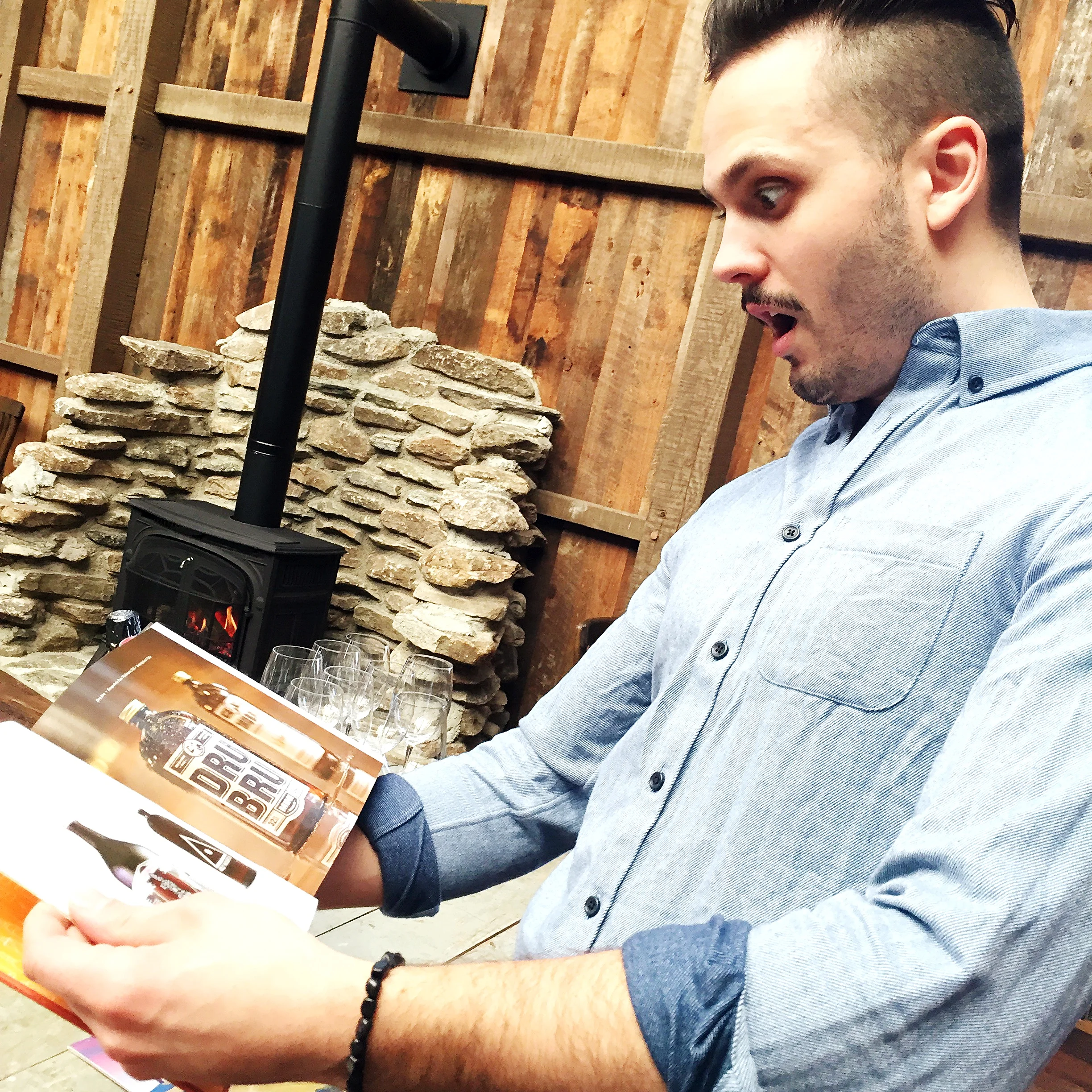 Tom got a really cool beer label book. I'll be flipping through that one too!