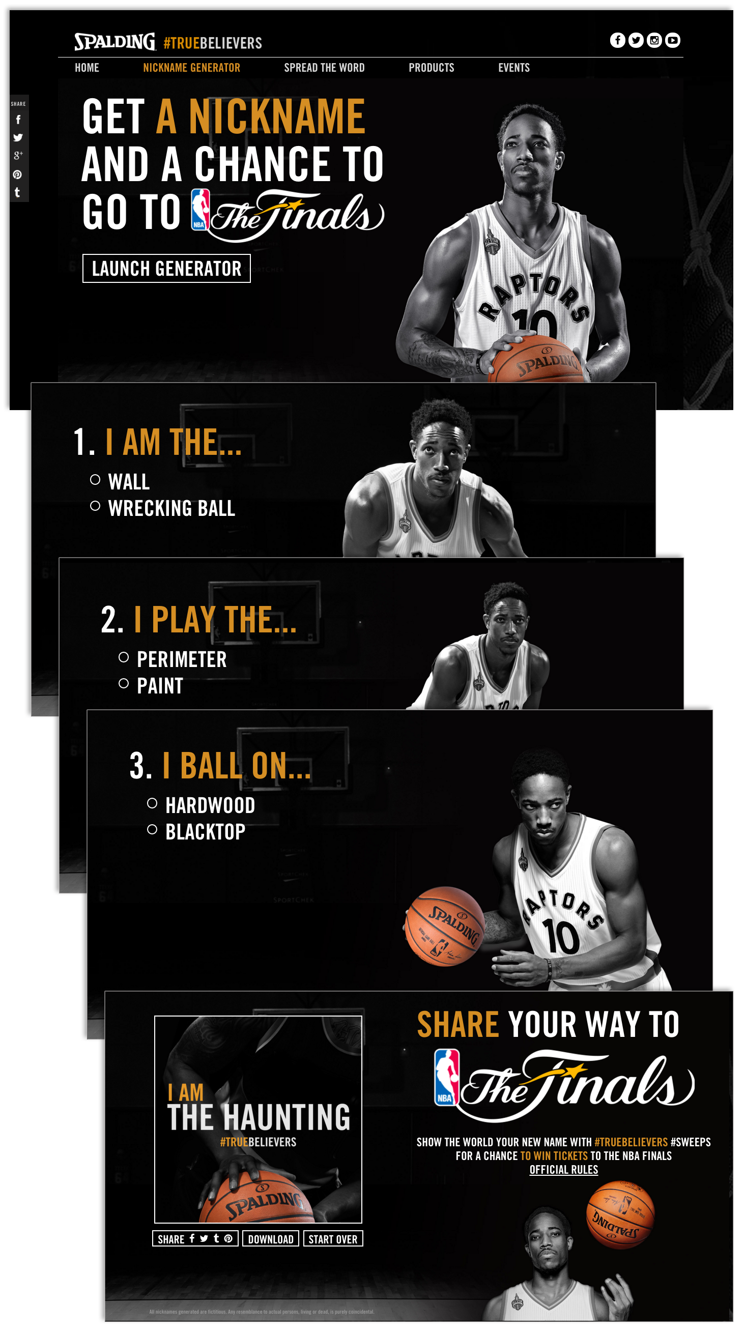 #TrueBelievers - NickName Generator