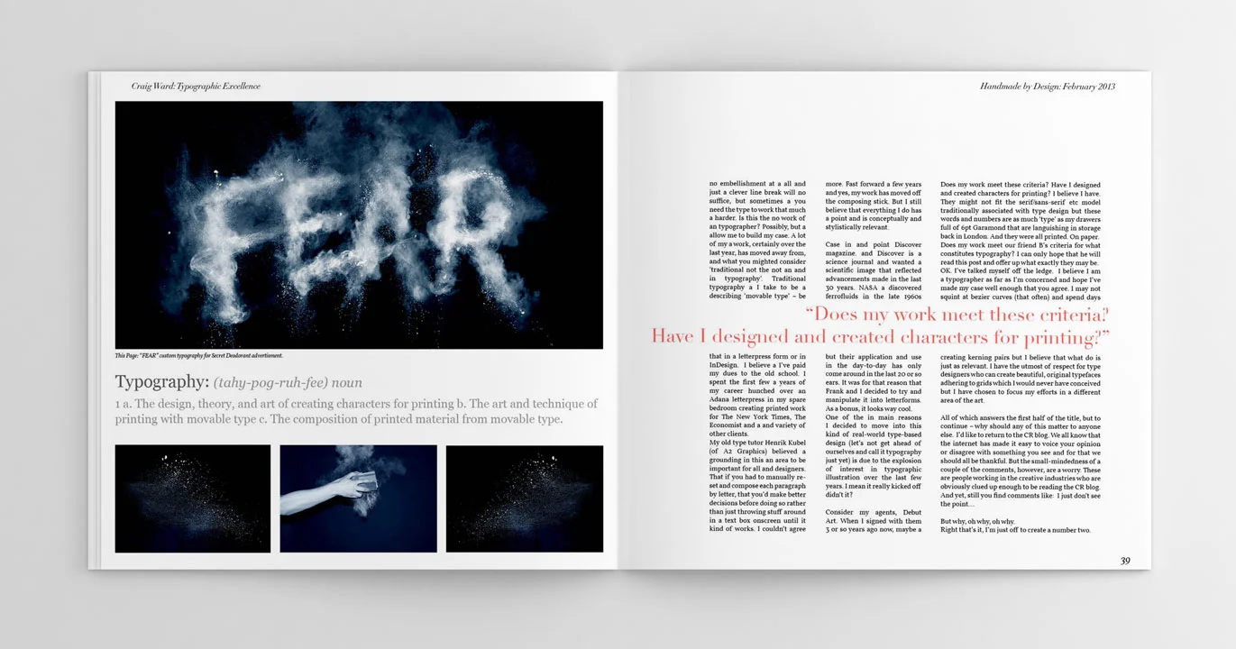 Craig Ward Interior Spread