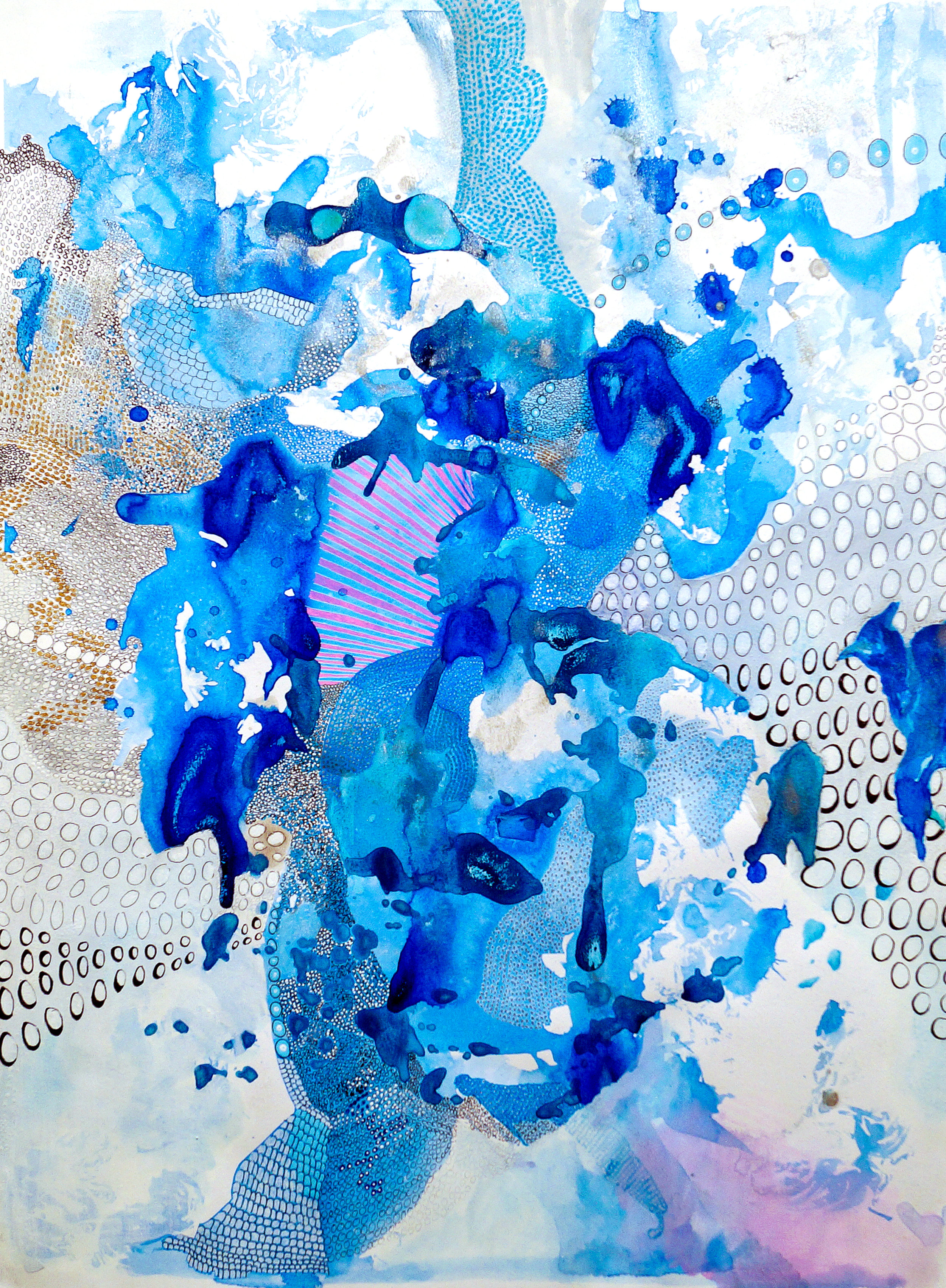 “Enlightenment”Pen and Ink 22” x 30”Sold