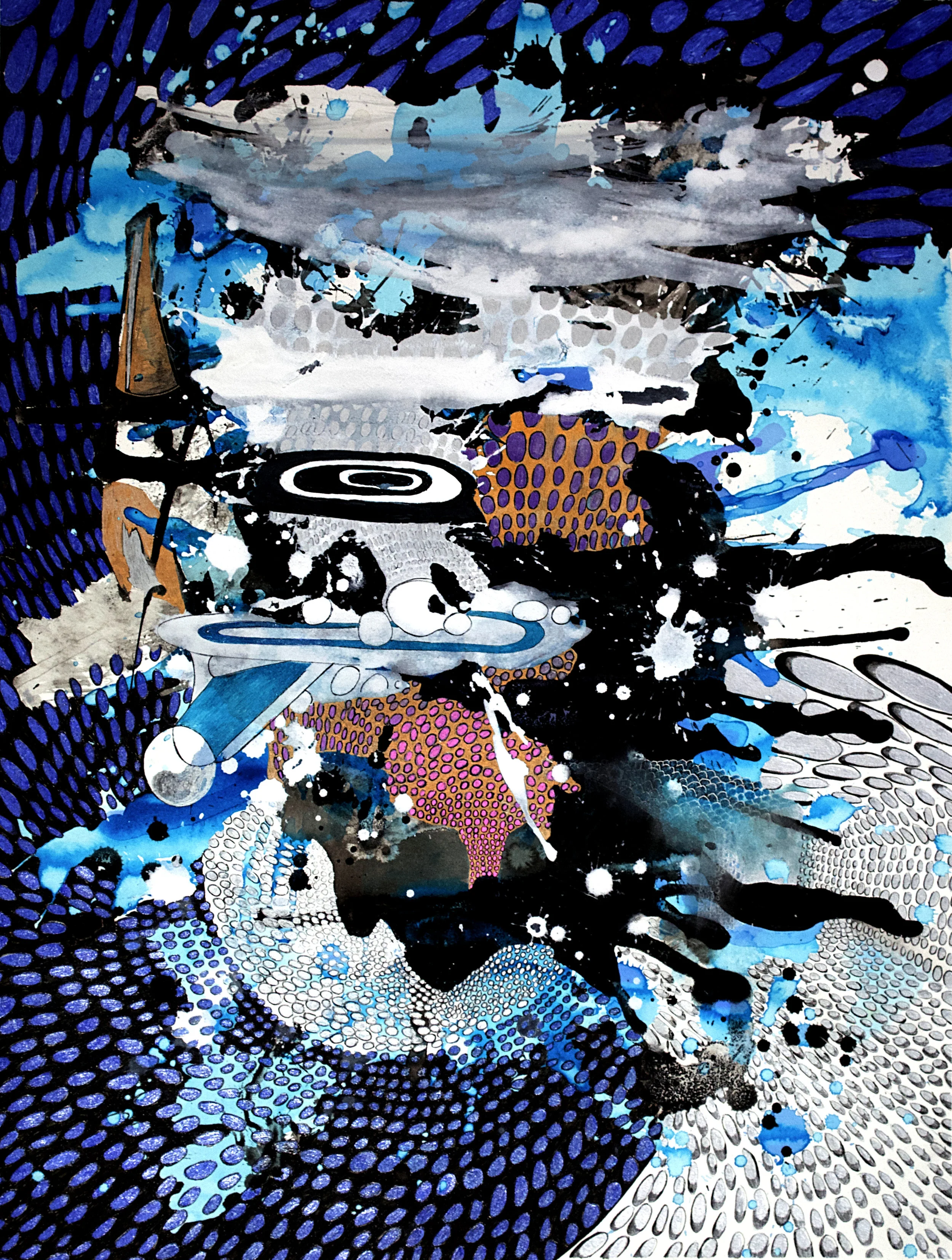 “Power Of A Thought”Pen and Ink 20” x 26”For Sale: $2,000