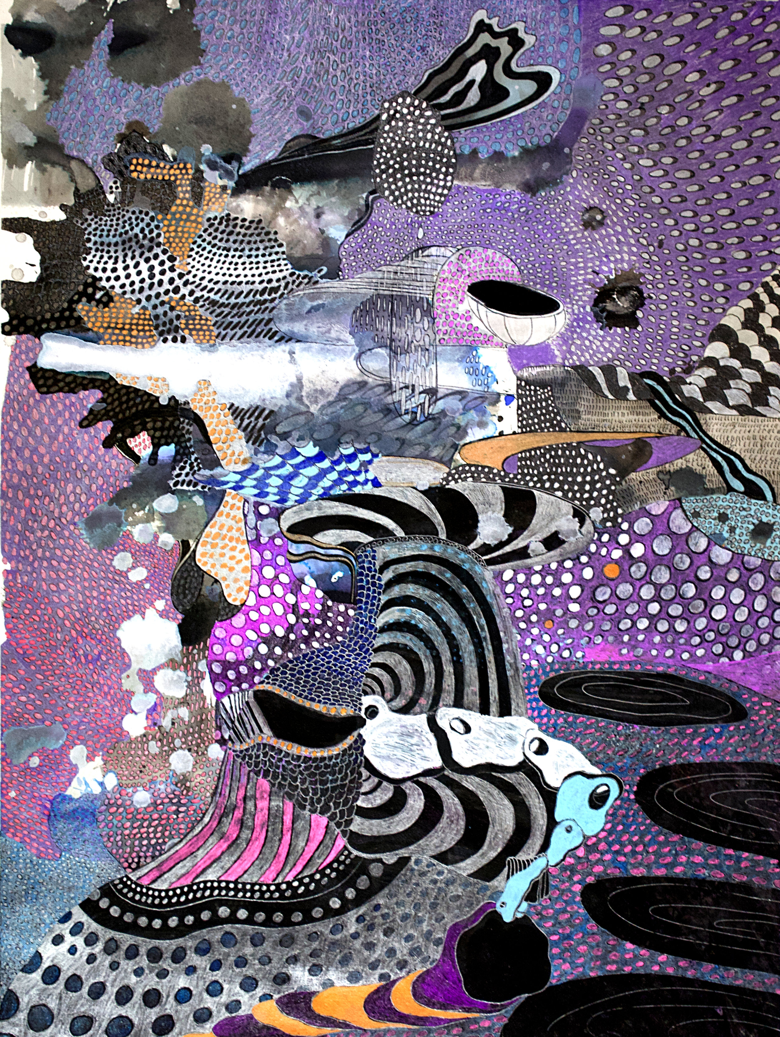 “North Korea”Pen and Ink 20” x 26”$2,500