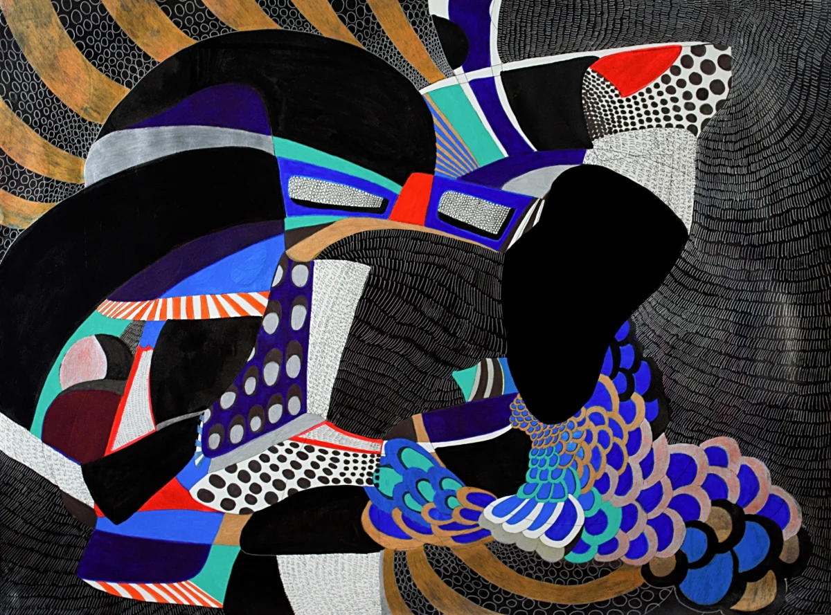 “A Year In 2017: Abstraction #14” Pen and Ink 20” x 30” $2,500