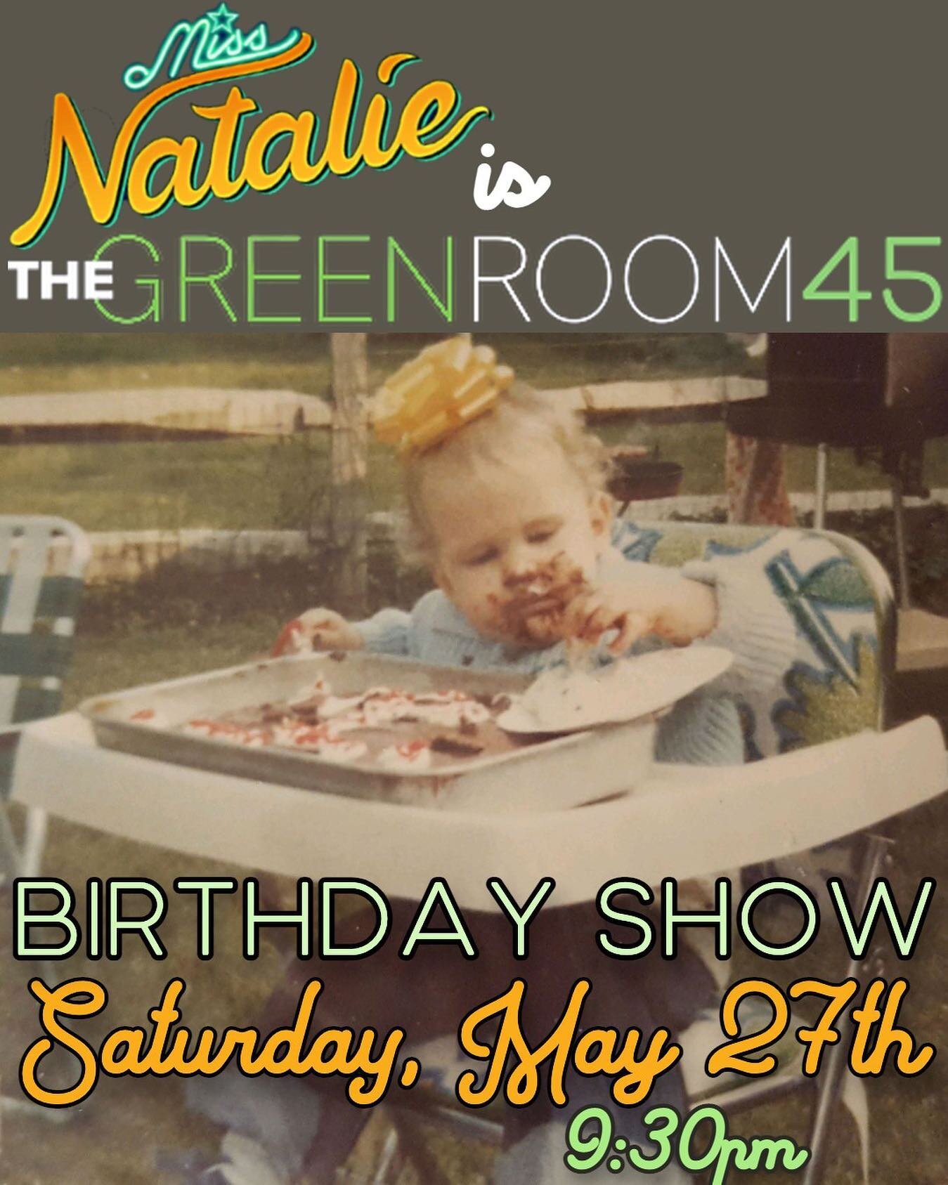 Excited to celebrate my own personal Green Room 45 in a few weeks in NYC! Tickets &amp; live stream are avail at the link in bio. Hope to see you gorgine queens there!