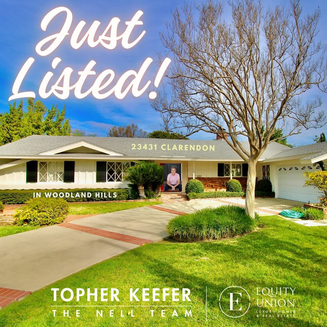 Just listed!!! I have a great new listing in Walnut Acres Adjacent. This Woodland Hills 4BR/3BA pool home is available for immediate lease. For more info or to set up a private showing, contact me today. 23431 Clarendon. #listing #listingagent #woodl