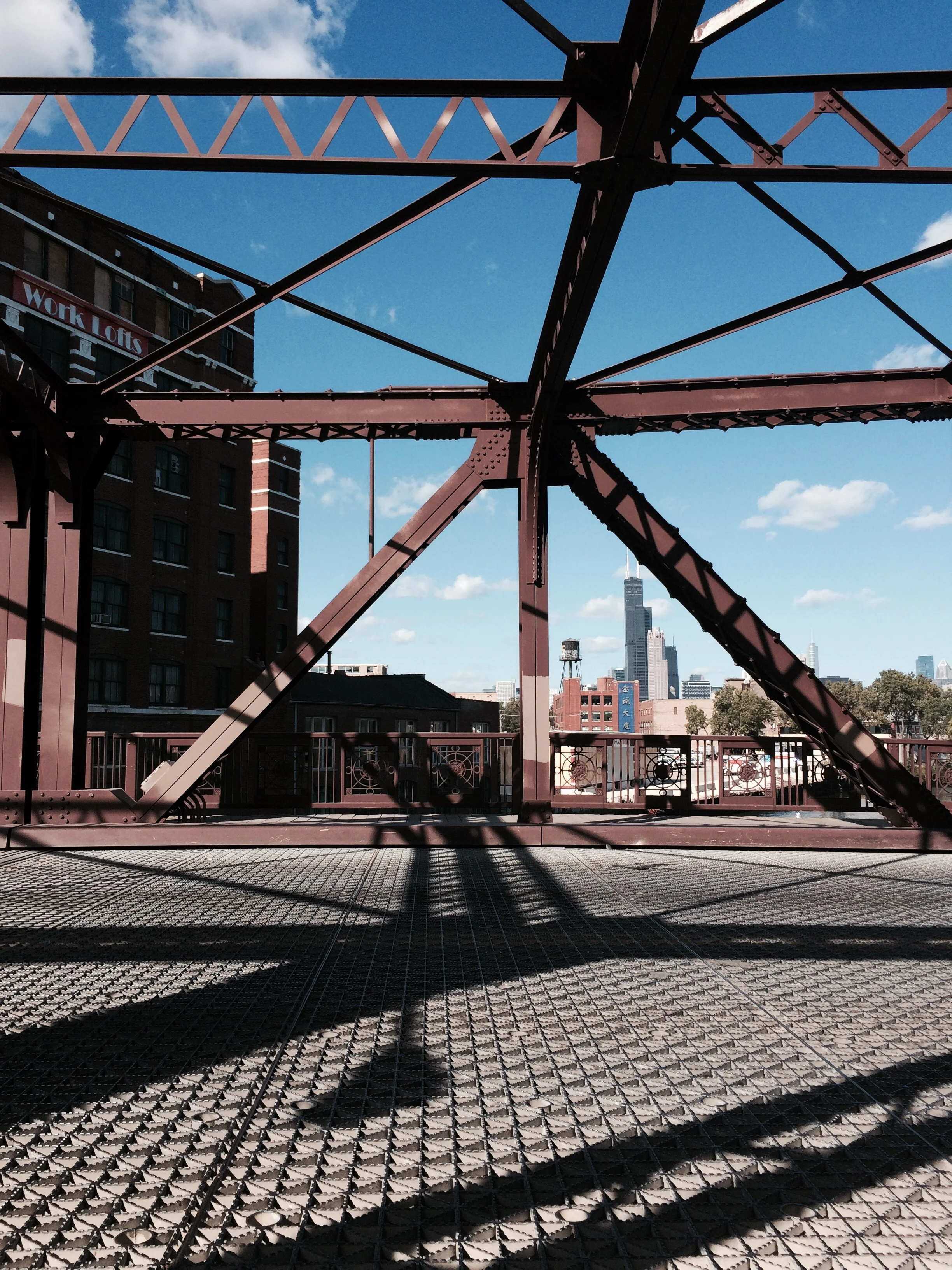 Cermak bridge, Chinatown. 