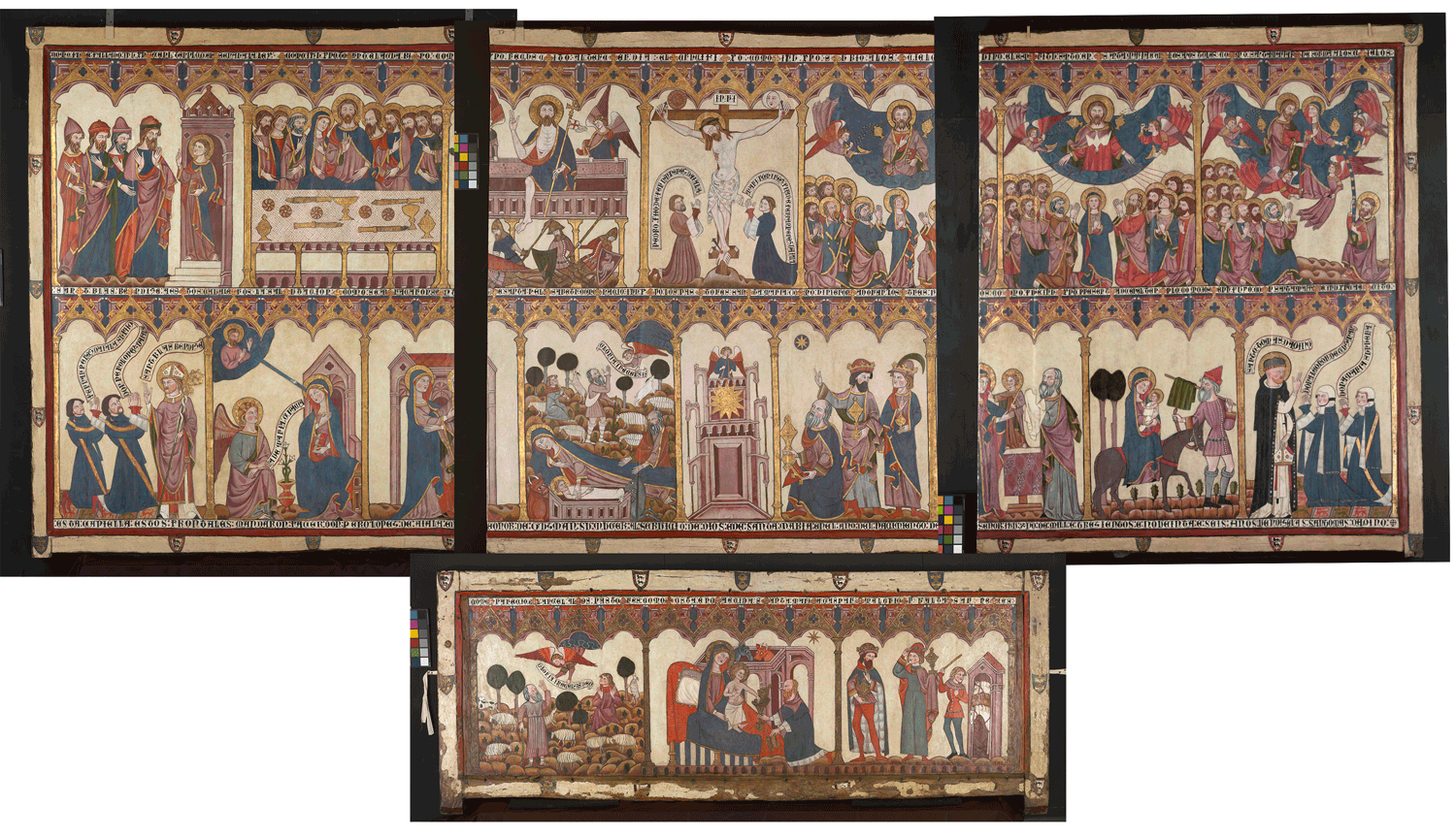 A quick view of some of the steps involved with editing the altarpiece.