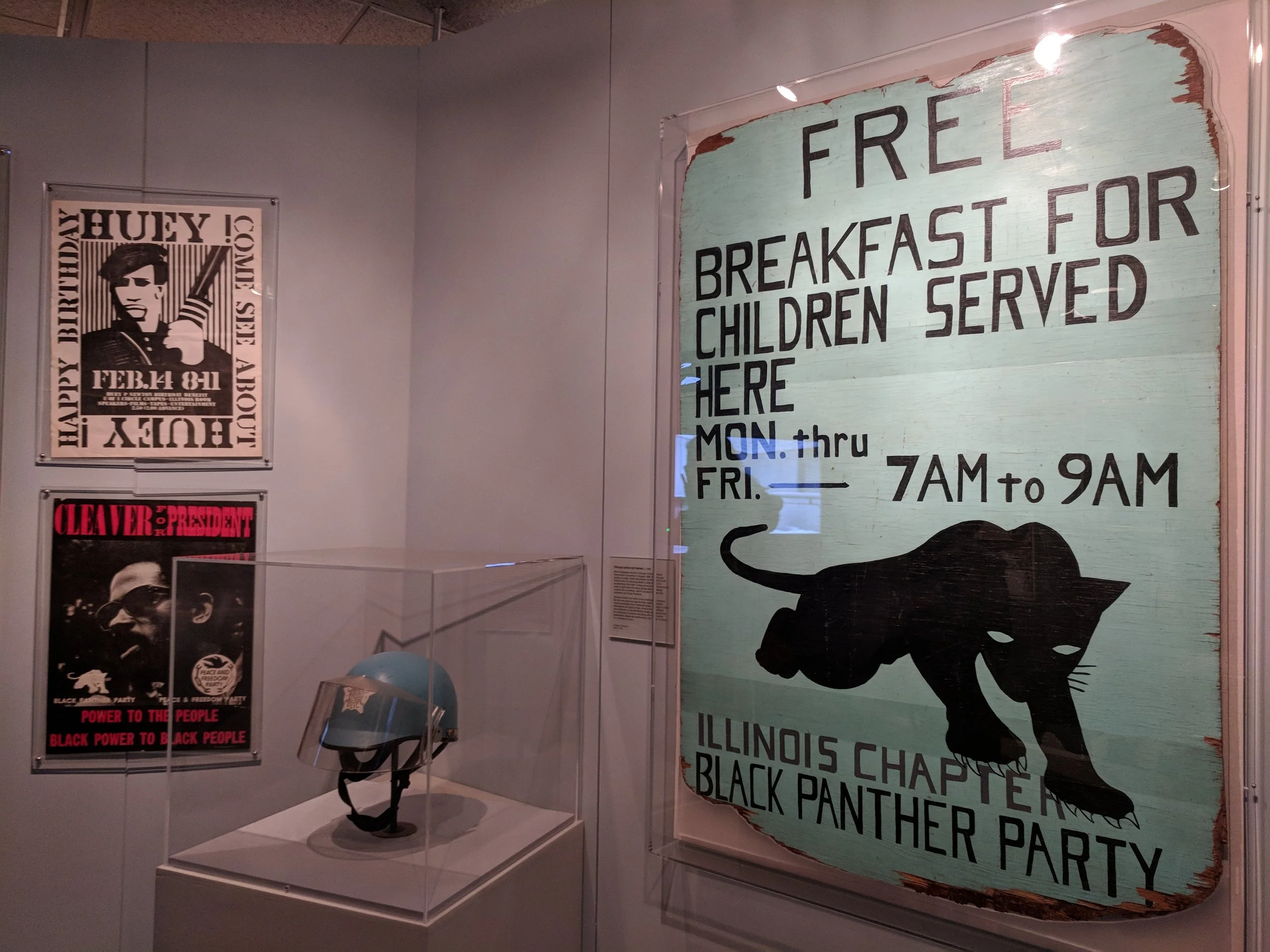 Some of the collections on display in the exhibit Freedom, Resistance, and the Journey Toward Equality