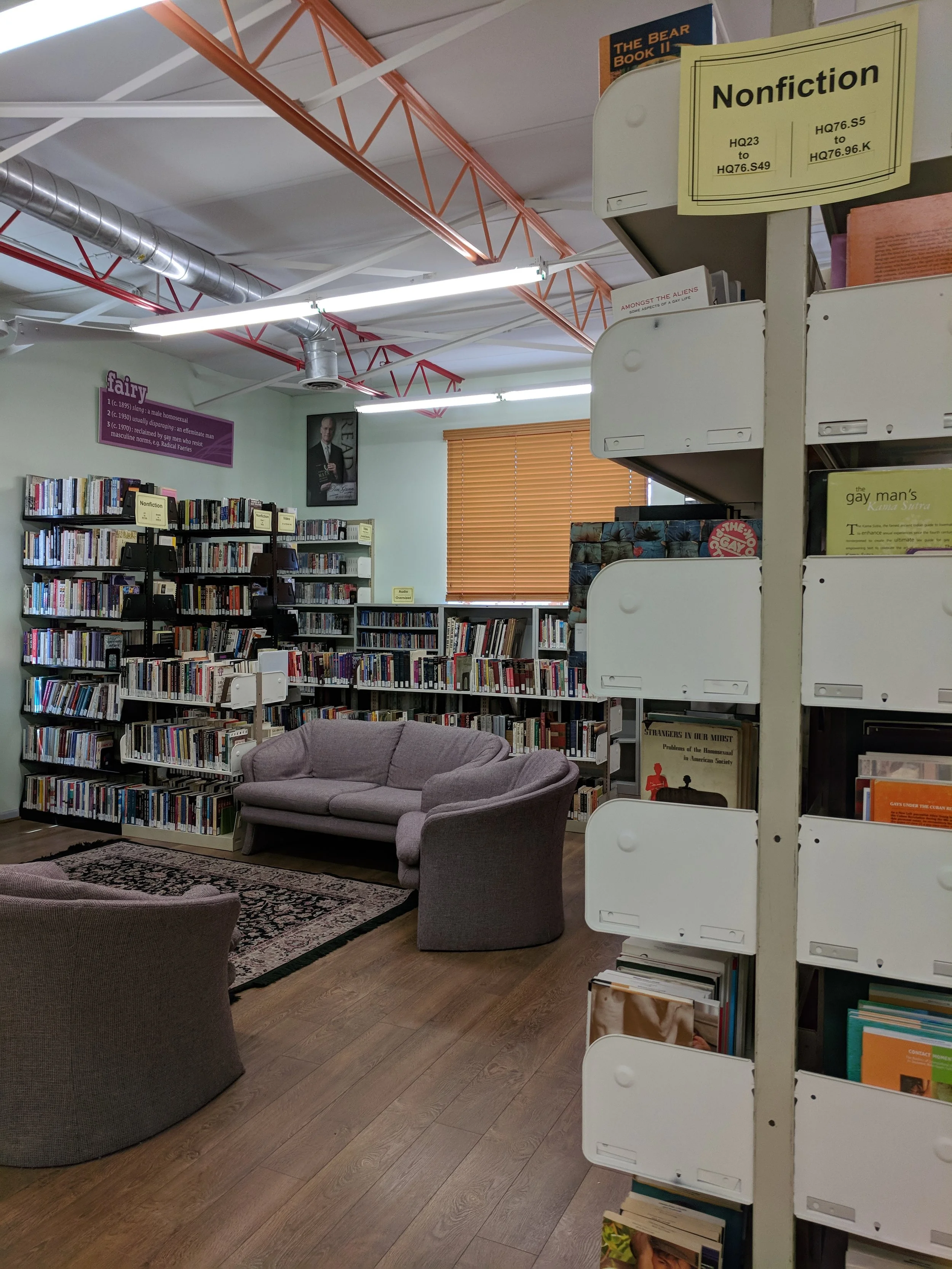 Public reading room and circulating library collection