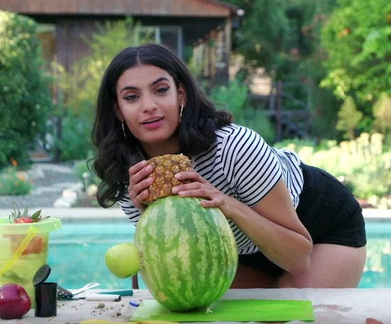 How-to make a fruit salad bong for your next barbecue!