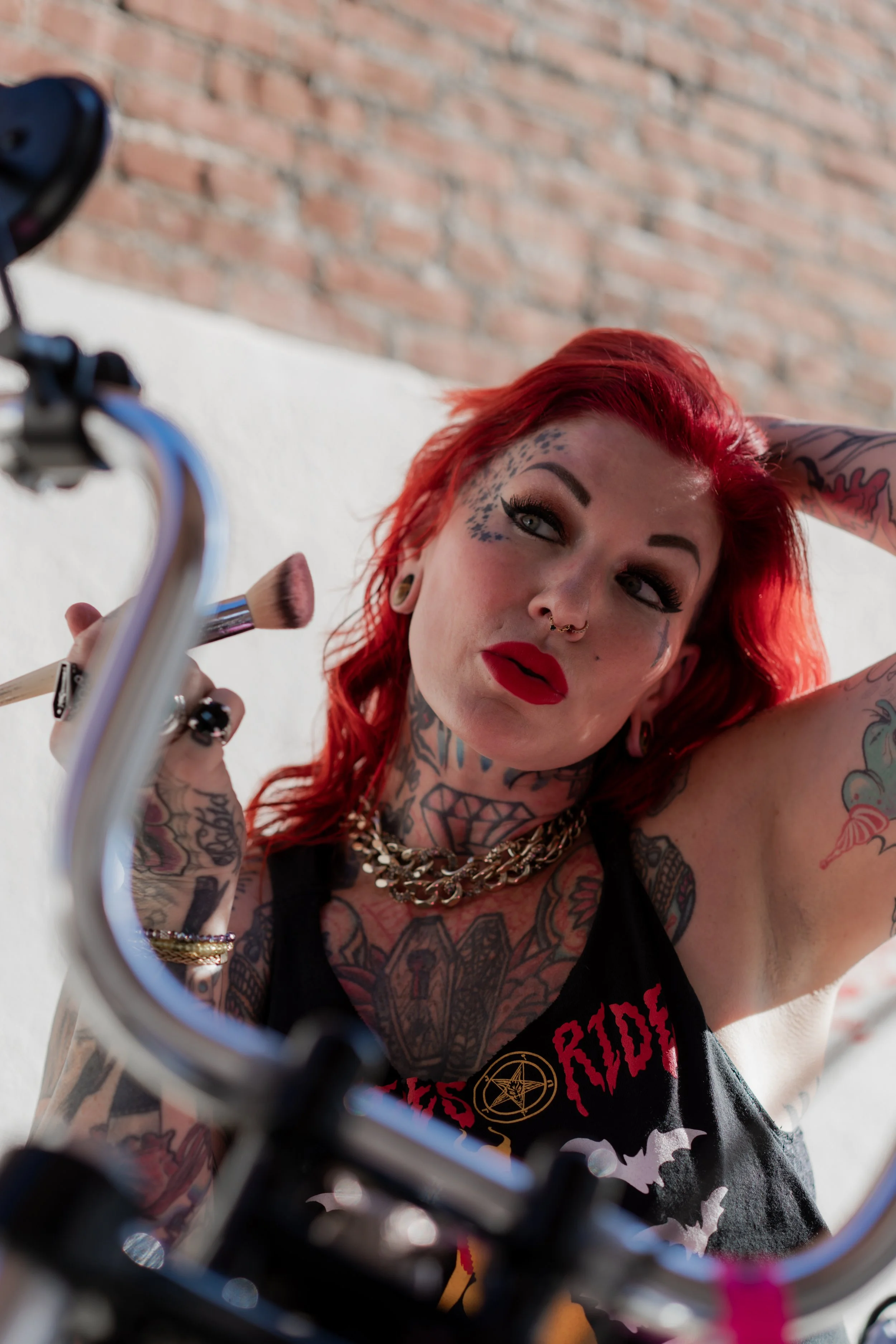 Motorcycle girl
