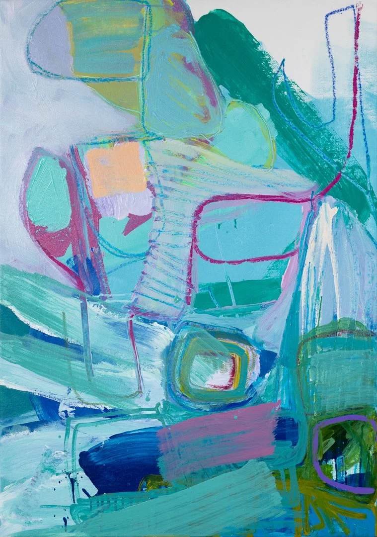 The Mermaids Cartographer, 2026
Acrylic and oil on canvas
100cm x 70cm