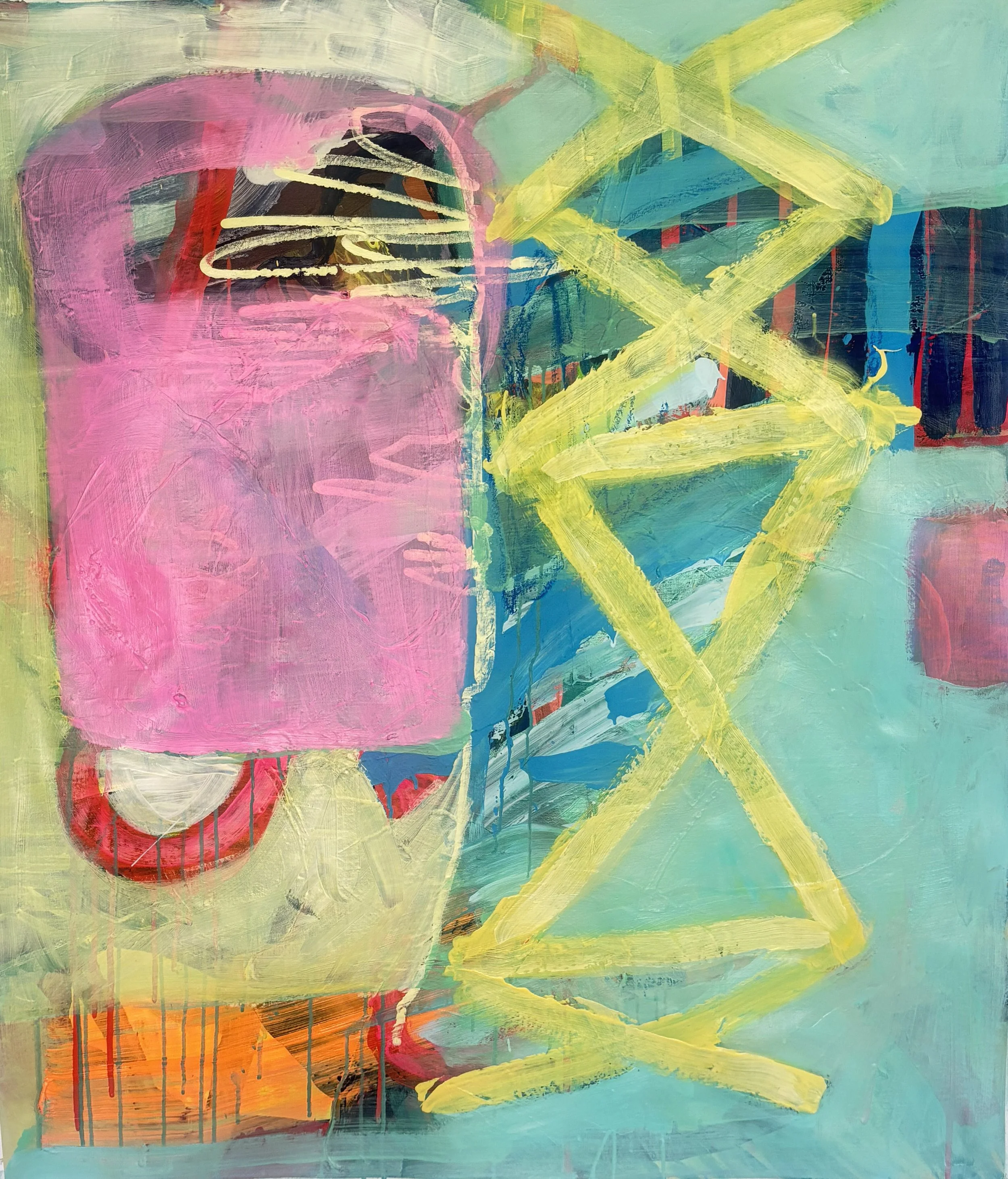 Golden Interference, 2026 100cm x 110cm