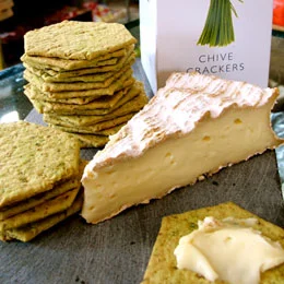 The Fine Cheese Co. Chive Crackers & Fromage De Meaux