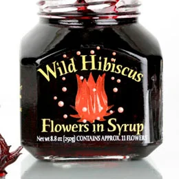 Wild Hibiscus Flowers in Syrup