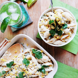 Green Corn Tamale Mac & Cheese