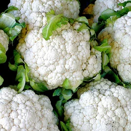 Cauliflower & Red Peppers from Upstate NY