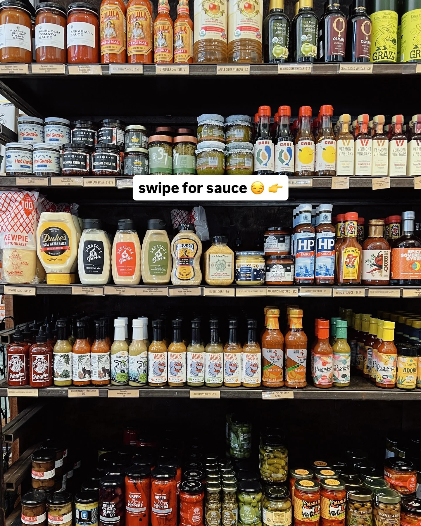 SWIPE FOR SAUCE 👉 small batch, bold, and born in NYC, @jackspepperheist all started when Jack, the mischievous Lab, kept sneaking peppers from Michael and Erica&rsquo;s garden. 🐶🌶️ After a few pepper heists, the duo turned Jack&rsquo;s habit into 