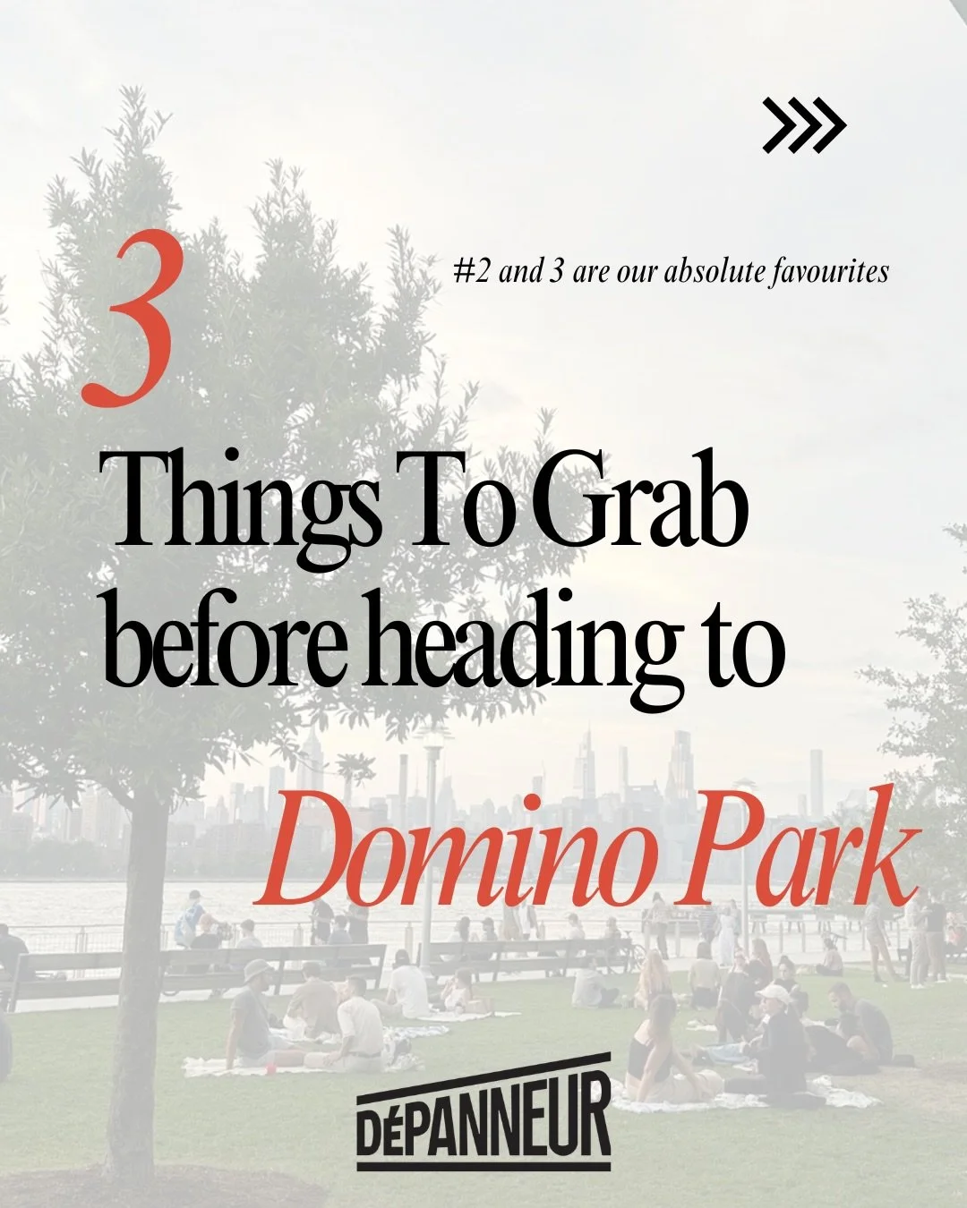 This is your sign to build a Domino Park picnic in 3 stops (all at D&eacute;panneur.) Save for later, we got you🫶. 

📍242 Wythe Ave, Williamsburg. (We are a block away from Domino Park✨🌿)

#dominopark #brooklyncafe #nycpicnics #springinnyc #willia