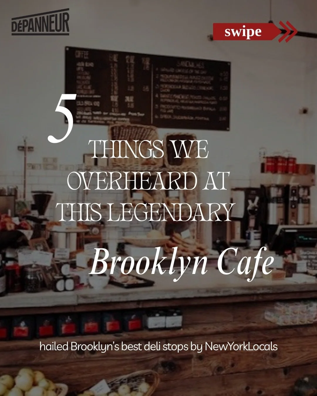 You never know what you&rsquo;ll overhear here.
See you at D&eacute;panneur💗💗💗

#brooklyncafe #nyhistory #oldwilliamsburg #williamsburgcafe #nyceats